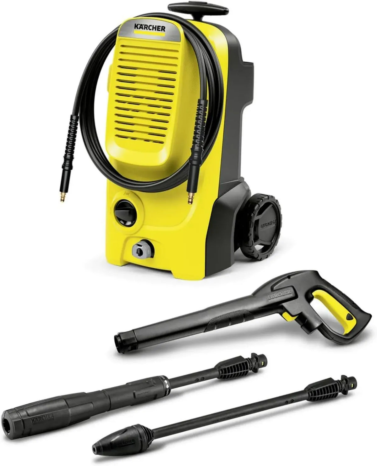 Kärcher Idropulitrice K 5 Classic con Avvolgitubo e Lancia Regolabile, 145 bar, 500 l/h