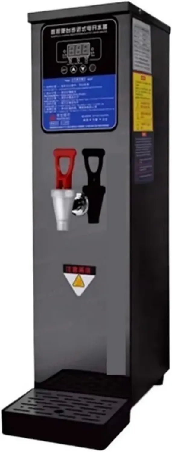 Bollitore in Acciaio Inox da 30L per Acqua Calda, Commercio, Facile Pulizia, Nero