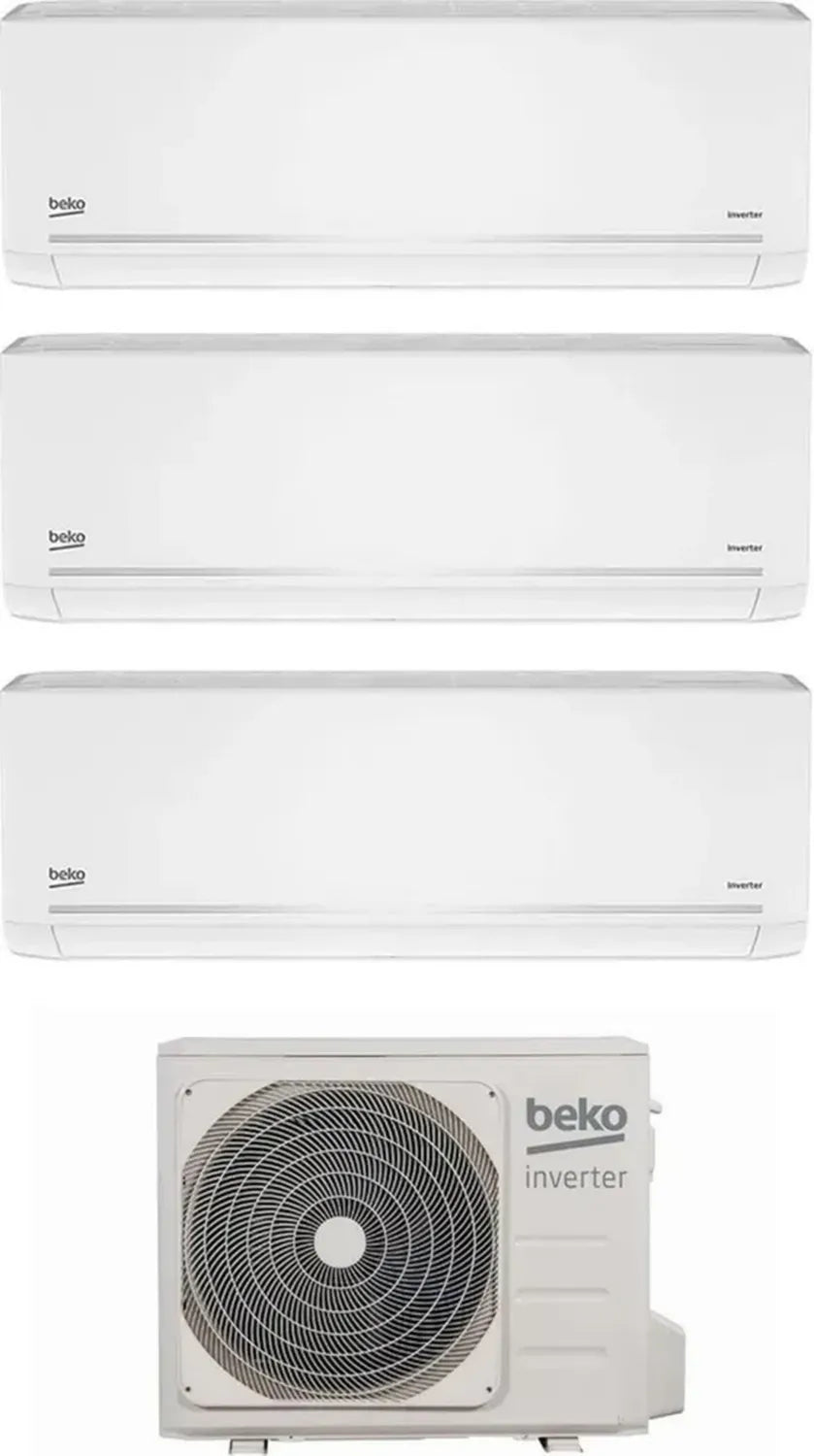 Climatizzatore Trial Split 9000/9000/12000 BTU, Pompa di Calore, Classe Energetica A++/A+