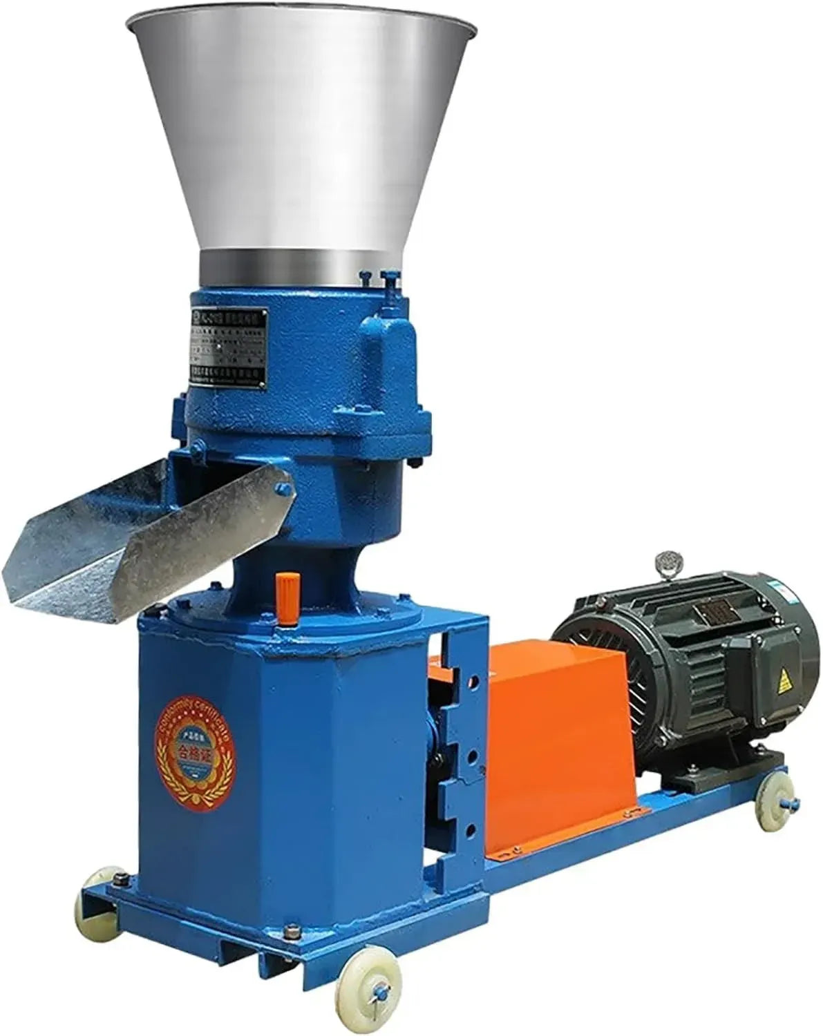 Pressa Pellet 5500W per Mangimi Animali, Capacità 100-180 kg/h, Economica ed Efficiente, Compatibile con Soia, Cereali, Paglia e Mais