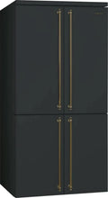 Smeg FQ60CAO5 - Frigorifero Side by Side No Frost, Classe F, 581L, Colore Antracite