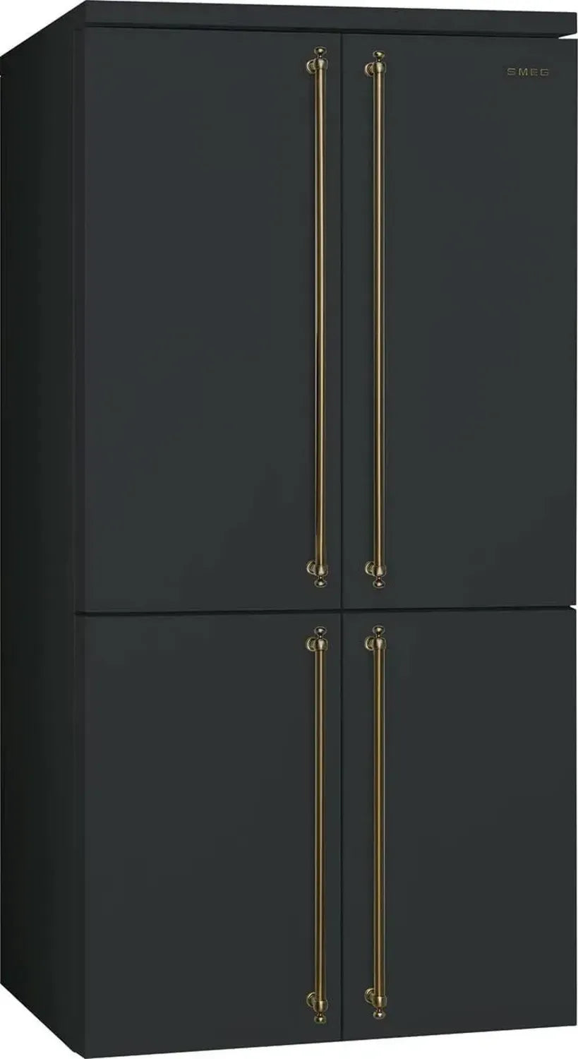 Smeg FQ60CAO5 - Frigorifero Side by Side No Frost, Classe F, 581L, Colore Antracite