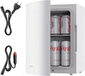 Mini Frigo Portatile 13L, 12V/220V Piccolo Frigorifero per Auto e Campeggio, Refrigeratore e Scaldavivande, Ideale per Bevande e Cosmetici