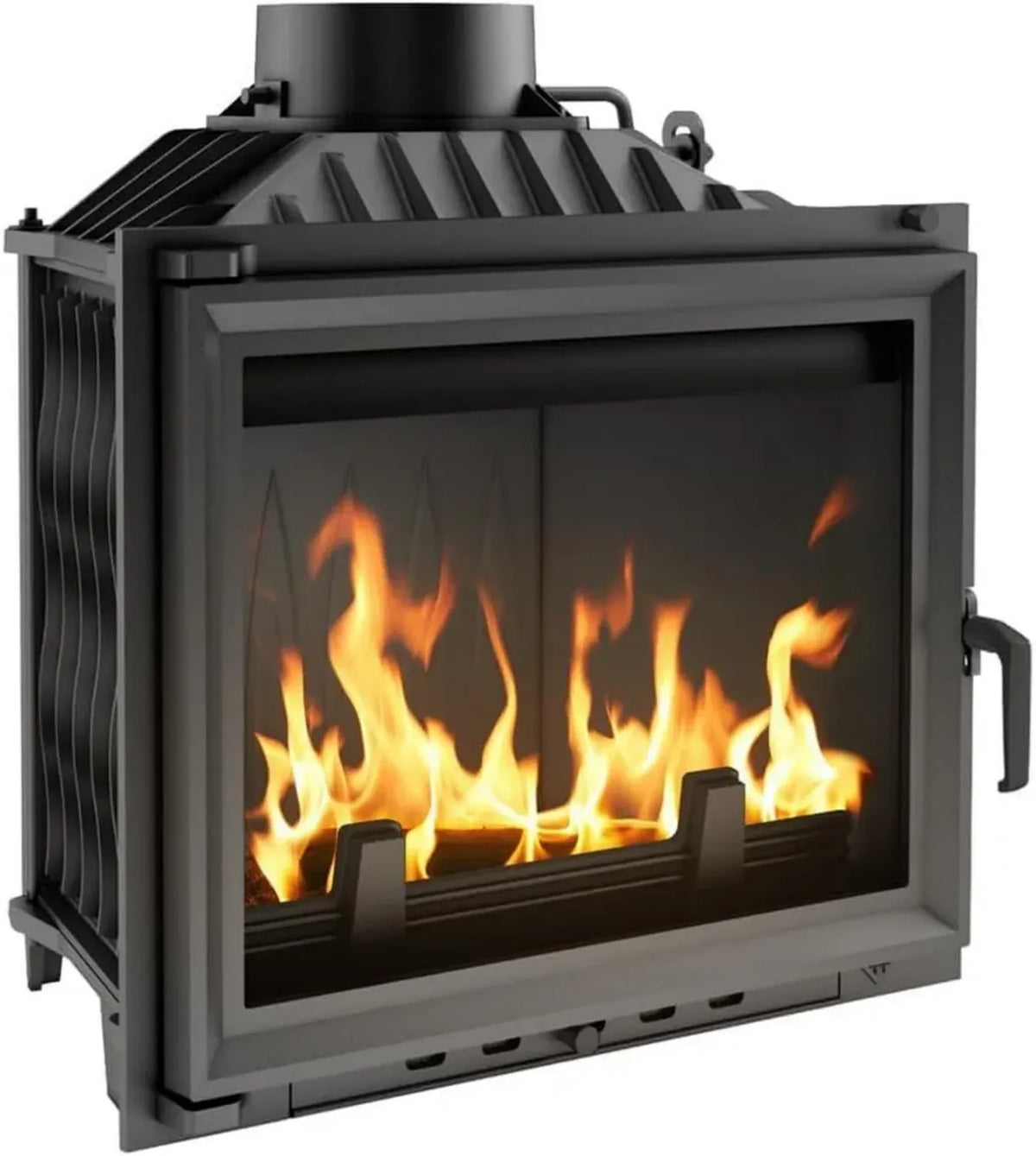 Stufa a legna in ghisa KRATKI ANTEK 10kW Ø 150, Classe A, Design ecologico