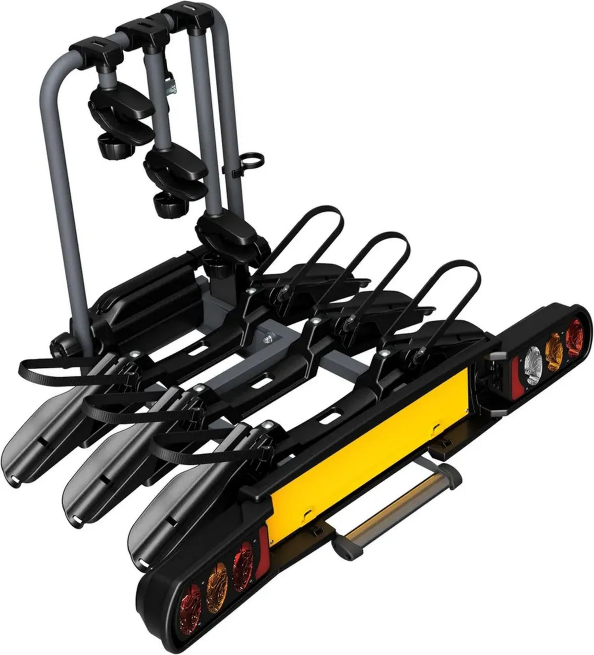 Portabiciclette Auto per Gancio Traino con Capacità di 3 Bici