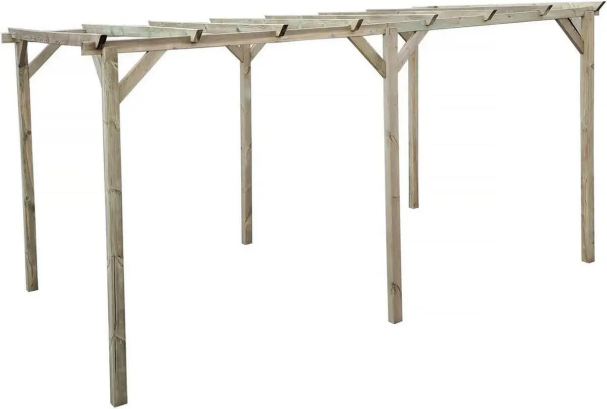 Copertura Auto in Legno Sunny 3x5 m