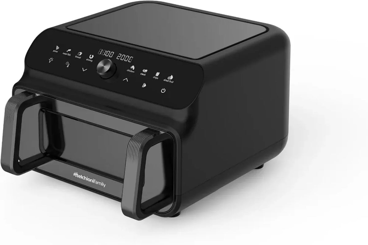Friggitrice ad Aria XXL 10L Melchioni BEATRICE, Multifunzione con Grill e Display Digitale