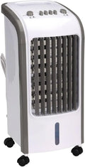 Climatizzatore Portatile 80W, 3,5L, 3 Velocità, Oscillazione 360°, Bianco/Grigio