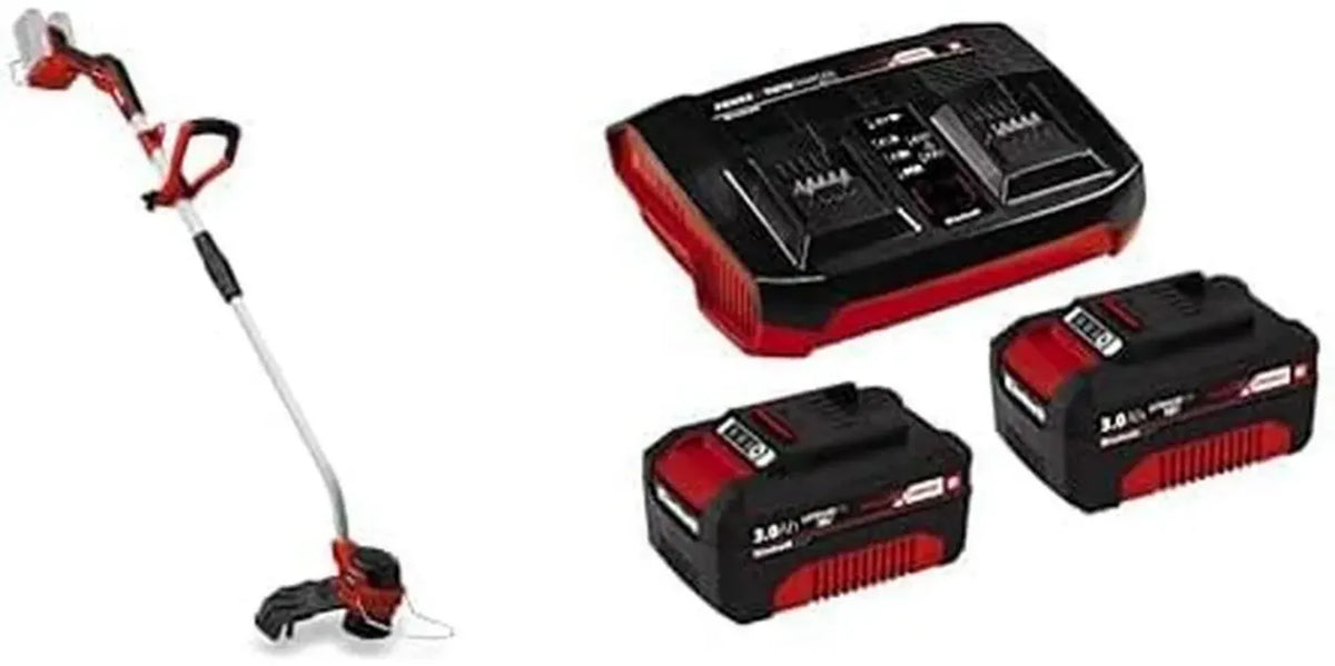 Tagliaerba a Batteria Einhell GP-CT 36/35 Li BL-Solo con Kit 2 Batterie e Caricatore Doppio
