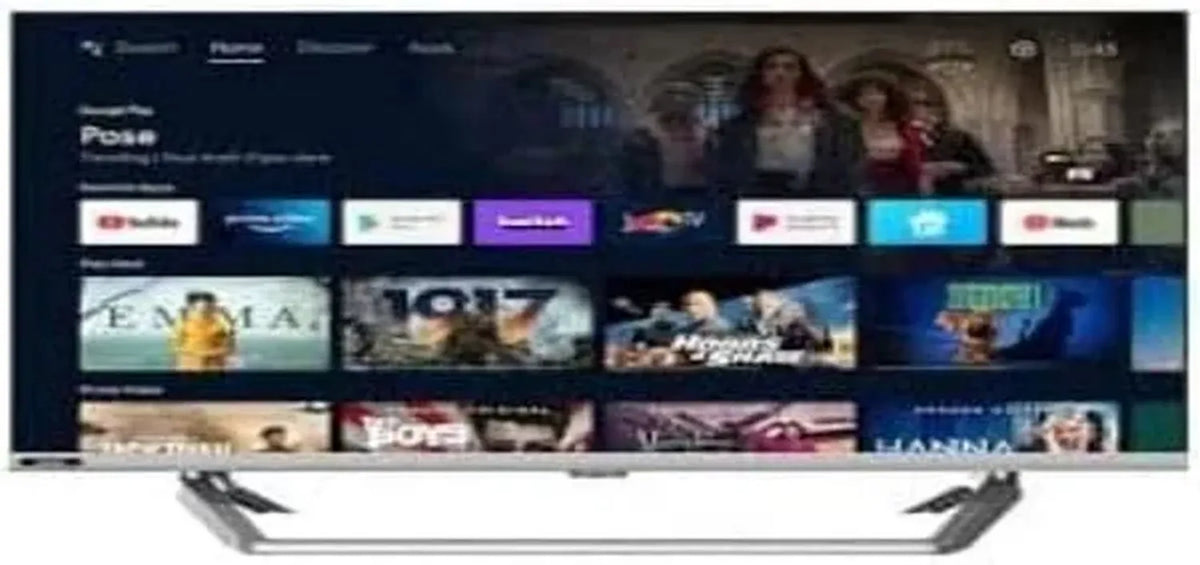 Smart TV LED 32'' SABA SA32S77A11, HD con Android 11, Chromecast e Airplay, Connettività Completa