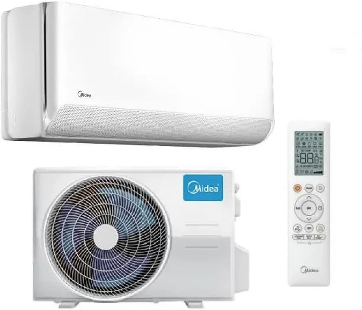 Condizionatore Dual 12+12 Midea Inverter DC R32 A++ Wi-Fi con Unità Esterna