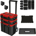 Set di Valigie Impilabili Einhell E-Case Tower, 120 kg, 3 Pezzi