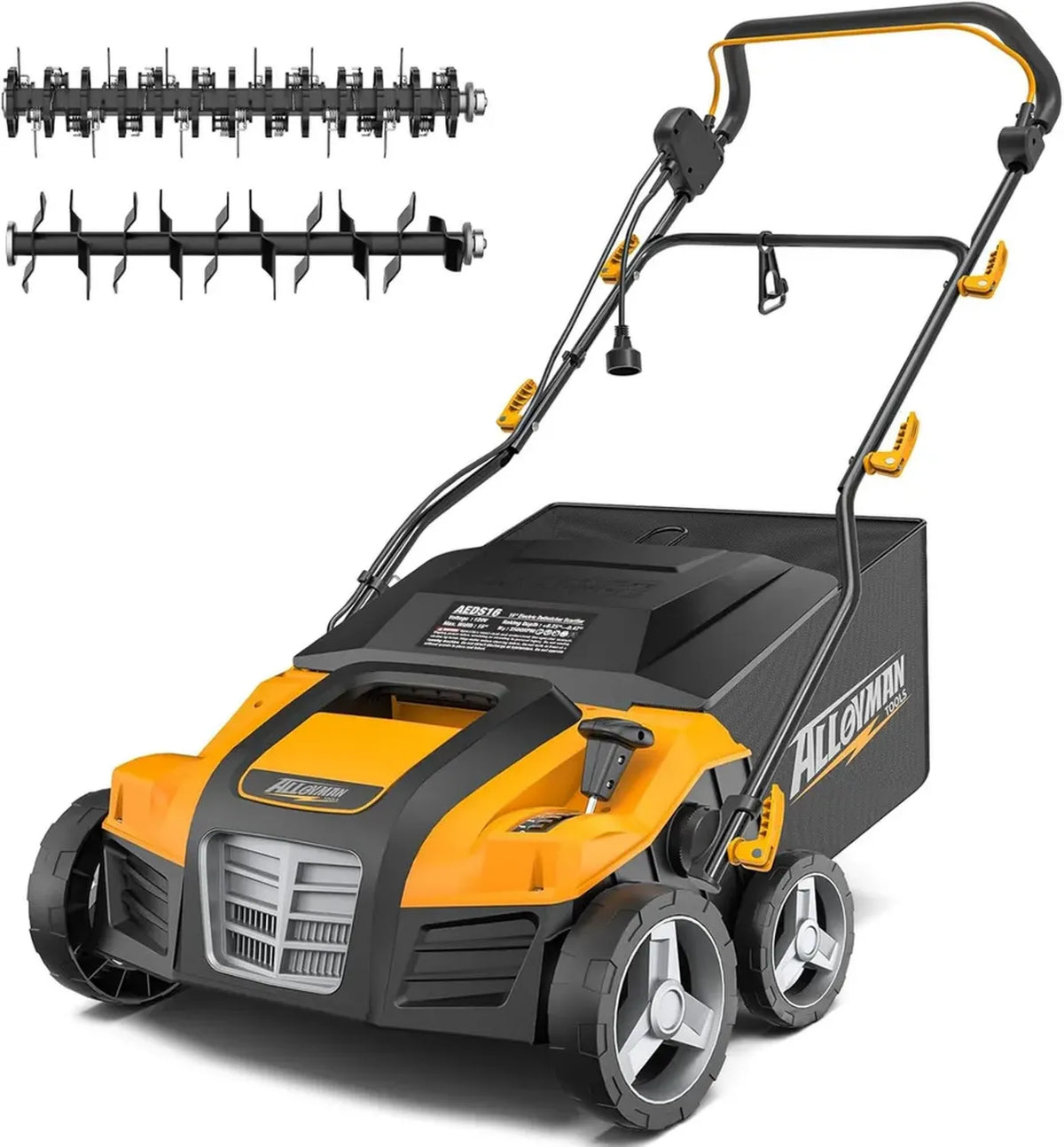 Scarificatore Elettrico 2 in 1 con Motore da 15 Amp e Sacco da 14,5L