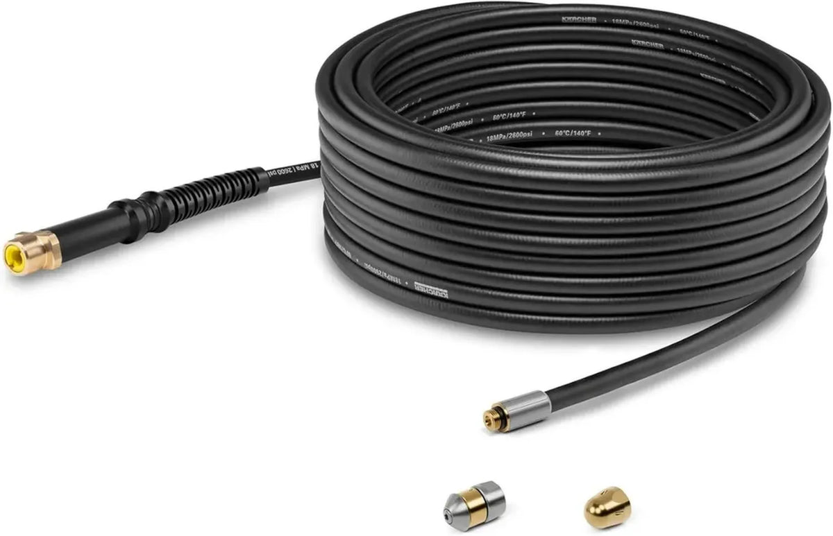 Kärcher Kit Pulizia Tubi 15m con Ugello Rotante per Idropulitrici