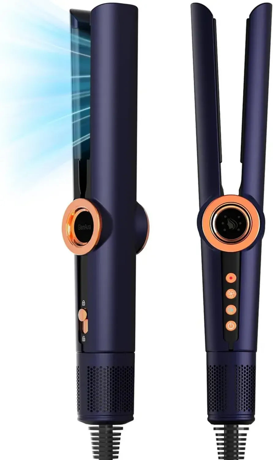 Piastra Lisciante ad Aria con Tecnologia a Ioni, Sicura per Capelli Bagnati e Asciutti