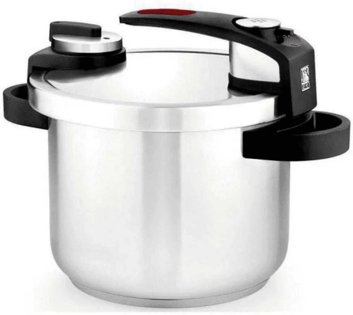 Pentola a Pressione in Acciaio Inox 6L, 22cm, Grigia - BRA Tekna