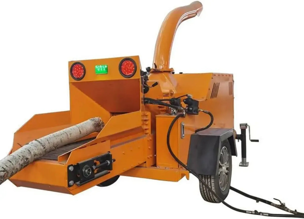 Cippatrice Portatile da 15,2 cm per Legno e Rami, Ideale per Giardinaggio e Frutteti