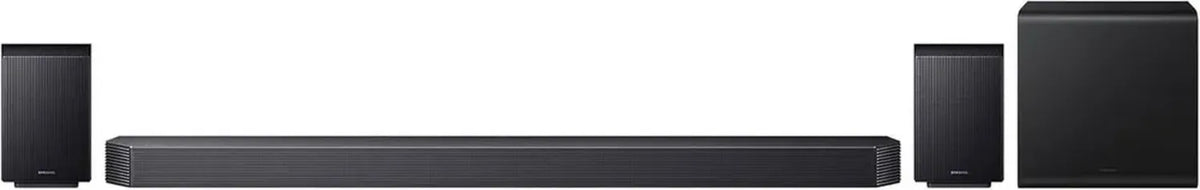 Samsung Soundbar HW-Q930F/ZF Serie Q, 17 Altoparlanti, Wireless, Dolby Atmos 9.1.4, DTS:X, Espansione Sonora, Amplificatore Vocale Attivo Pro, Q-Simphony, Titan Black