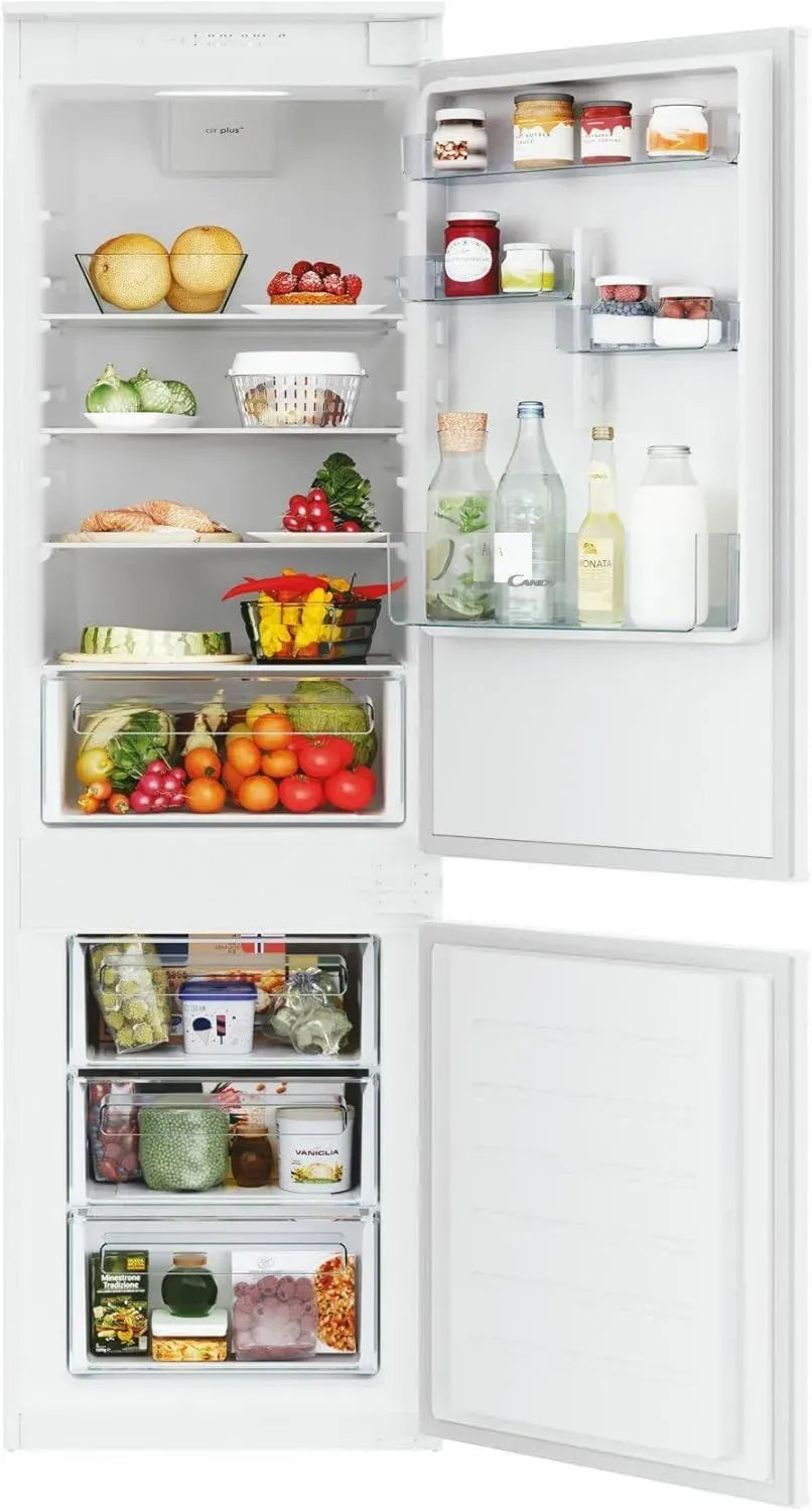 Candy CBL3518E/L - Frigorifero combinato incasso, 263L, Classe E, raffreddamento statico