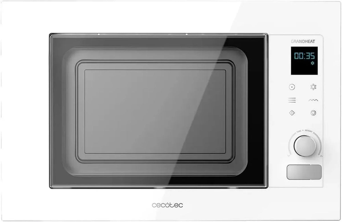 Microonde da Incasso Cecotec 21L con Grill, Touch Bianco