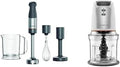 Kenwood Frullatore a Immersione Triblade XL 1000W con Accessori, Grigio