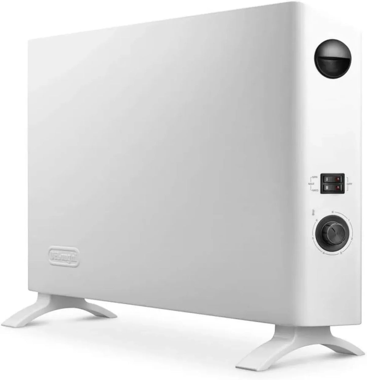 De'Longhi Termoconvettore 2000W con Timer e Termostato, Compatto per Stanze 60 m3, Bianco