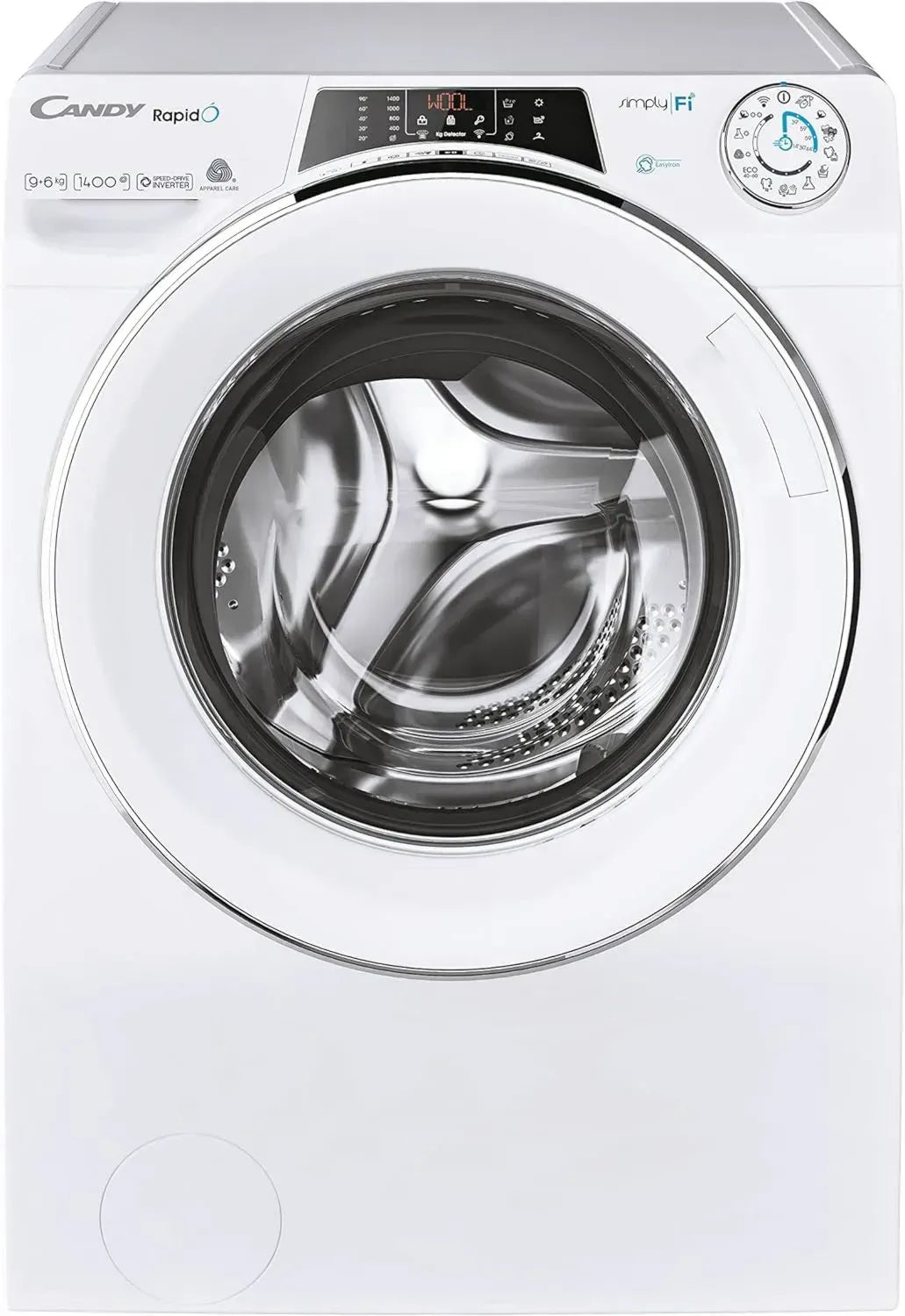 Candy RapidO' Lavasciuga Wi-Fi 9+6 Kg, 1400 Giri, Classe A, Bianco