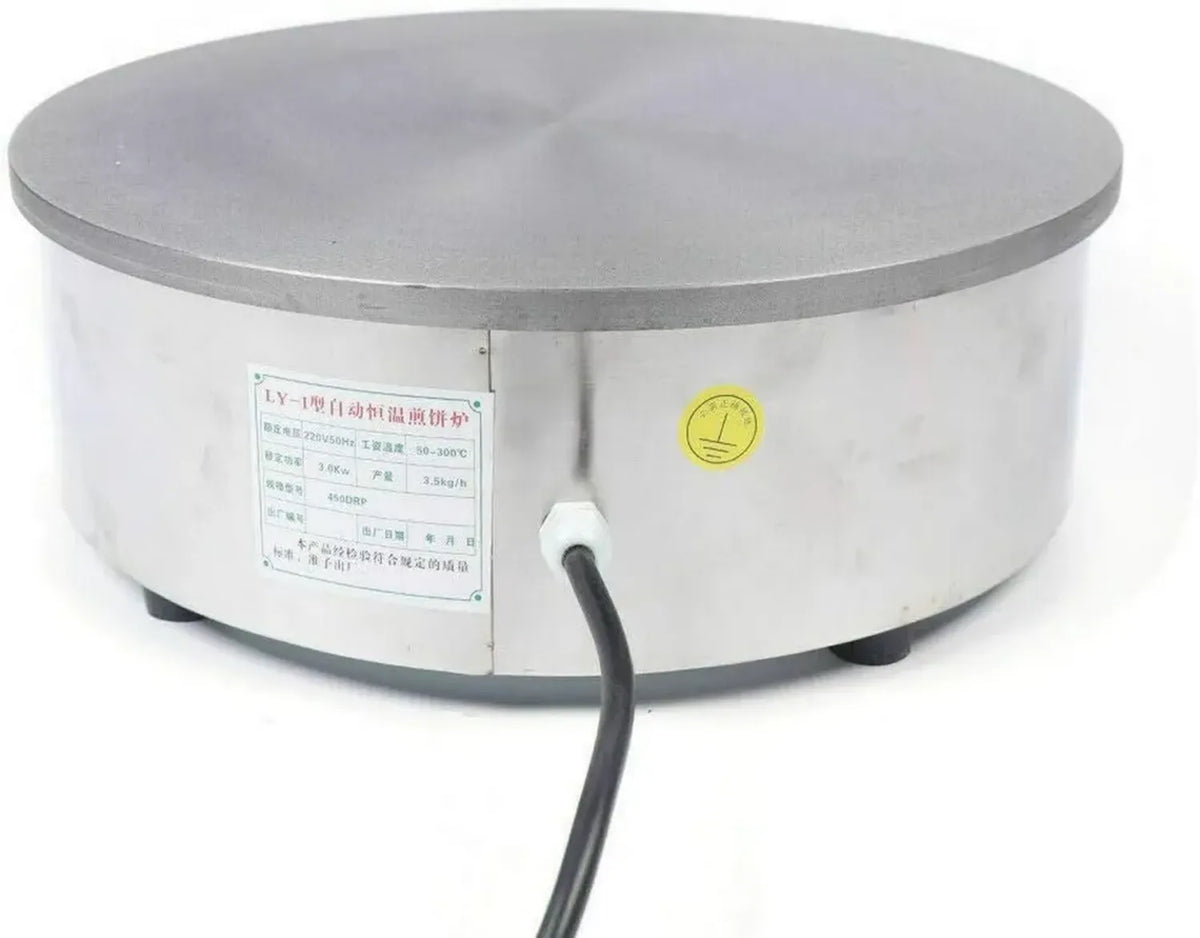 Macchina per Crepes Professionale 2800W, 45 cm, 220V