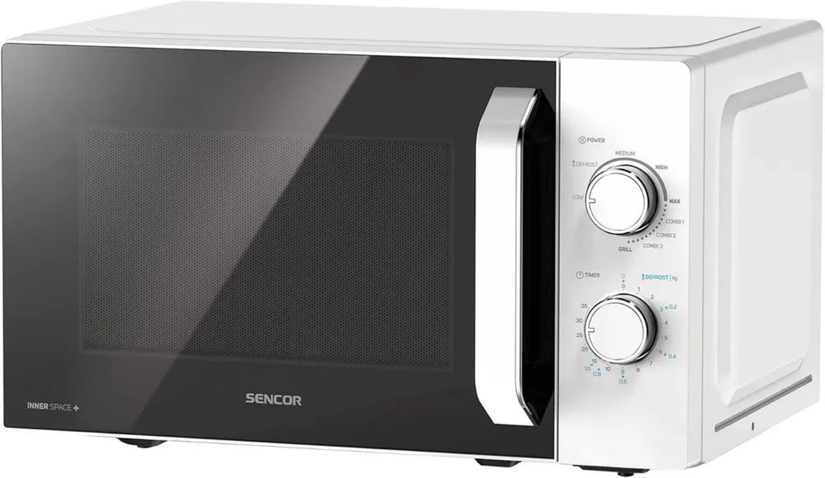 Forno a Microonde Sencor 20L con Grill e Interno Facile da Pulire