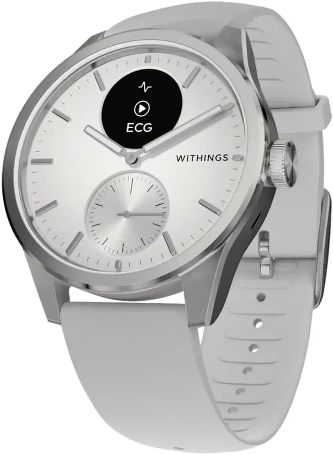 Withings ScanWatch 2 – Orologio intelligente per la salute con ECG, SpO2, temperatura, monitoraggio sonno e attività, impermeabile, compatibile Android e iOS