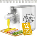 Avilia Macchina per Pasta Elettrica 200W con 12 Forme Diverse - Prepara Pasta Fresca in 10 Minuti, Impasto Veloce 3 Minuti - Capacità 350g con Raschietto Omaggio
