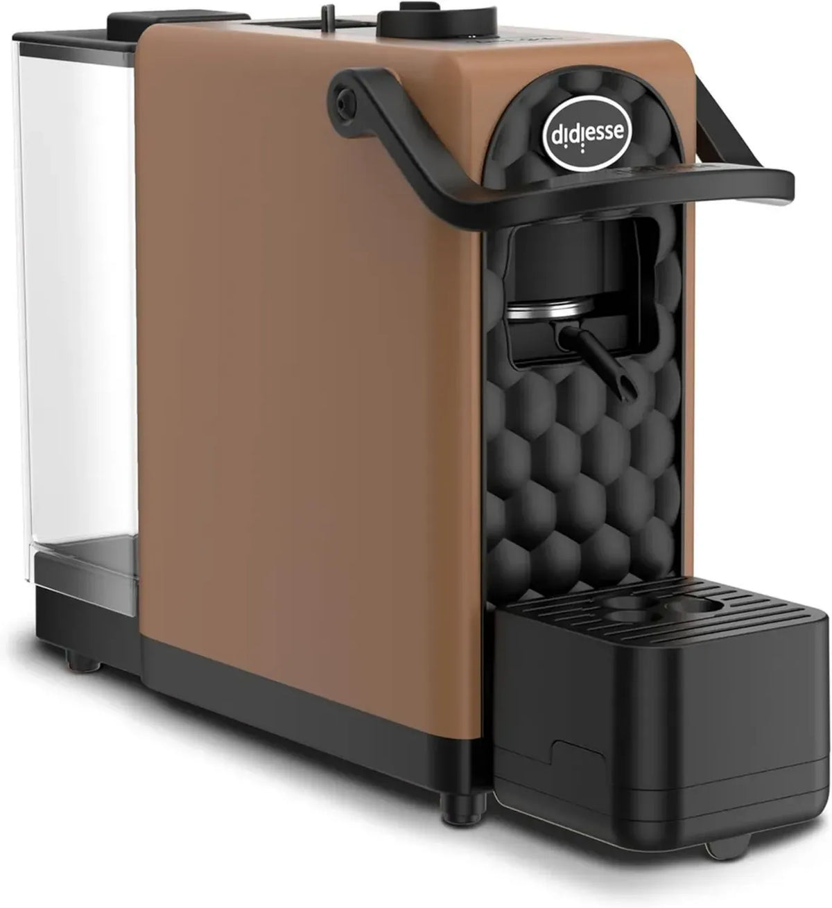 Macchina da Caffè Espresso Didiesse, Cialde DarkSide, Intensa e Aromatica, Design Elegante, Serbatoio 1.3L, Efficienza Energetica 650W, Compatta e Leggera, Bronzo