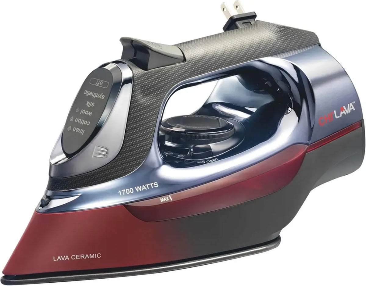 Ferro da Stiro a Vapore Professionale 1700W con Cavo Retrattile e Spegnimento Automatico