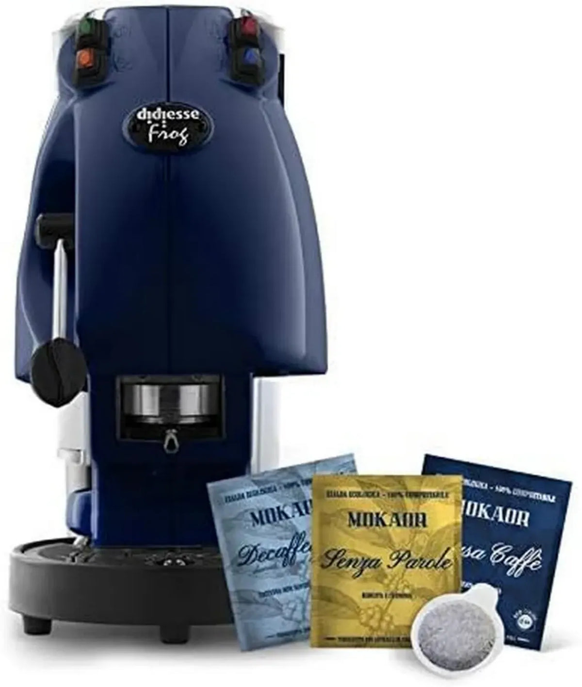 Macchina da Caffè a Cialde FROG con Garanzia 2 Anni e 15 Cialde Mokaor