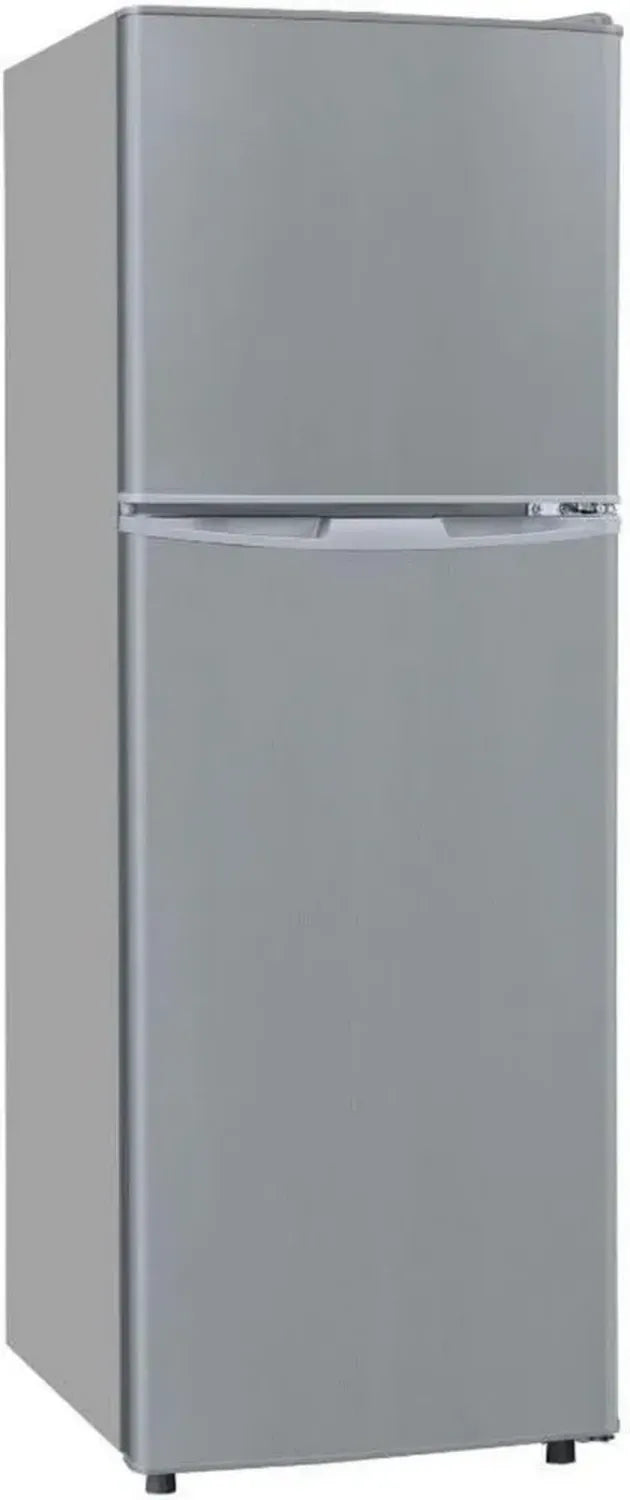 Frigorifero Doppia Porta SAMET 140L, Inox Onice, Installazione Libera, Porta Reversibile, Controllo Meccanico della Temperatura