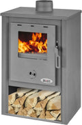 Stufa a Legna 9 kW in Antracite, Modello Blist B1