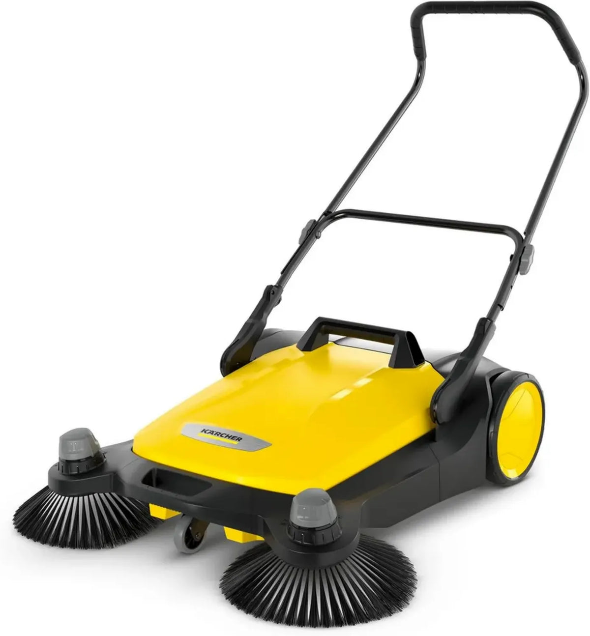 Kärcher Spazzatrice Manuale S 6 Twin con Doppie Spazzole Laterali, Capacità 38L, Larghezza 860mm