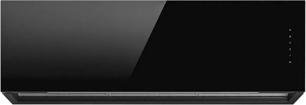 Cappa a Parete Elica Rules 120 cm Vetro Nero con Controllo Touch