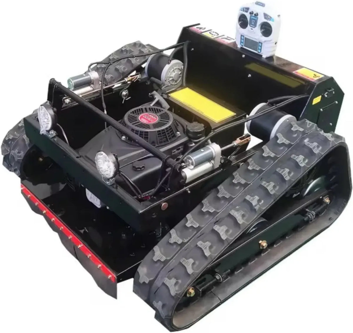 Robot Tosaerba con Telecomando, Pendenza Fino a 45°, Efficienza Elevata, Larghezza Taglio 750 mm per Manutenzione Giardino Automatica