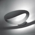 Lampada da Parete LED Mesmeri di Artemide in Alluminio Argento, Made in Italy