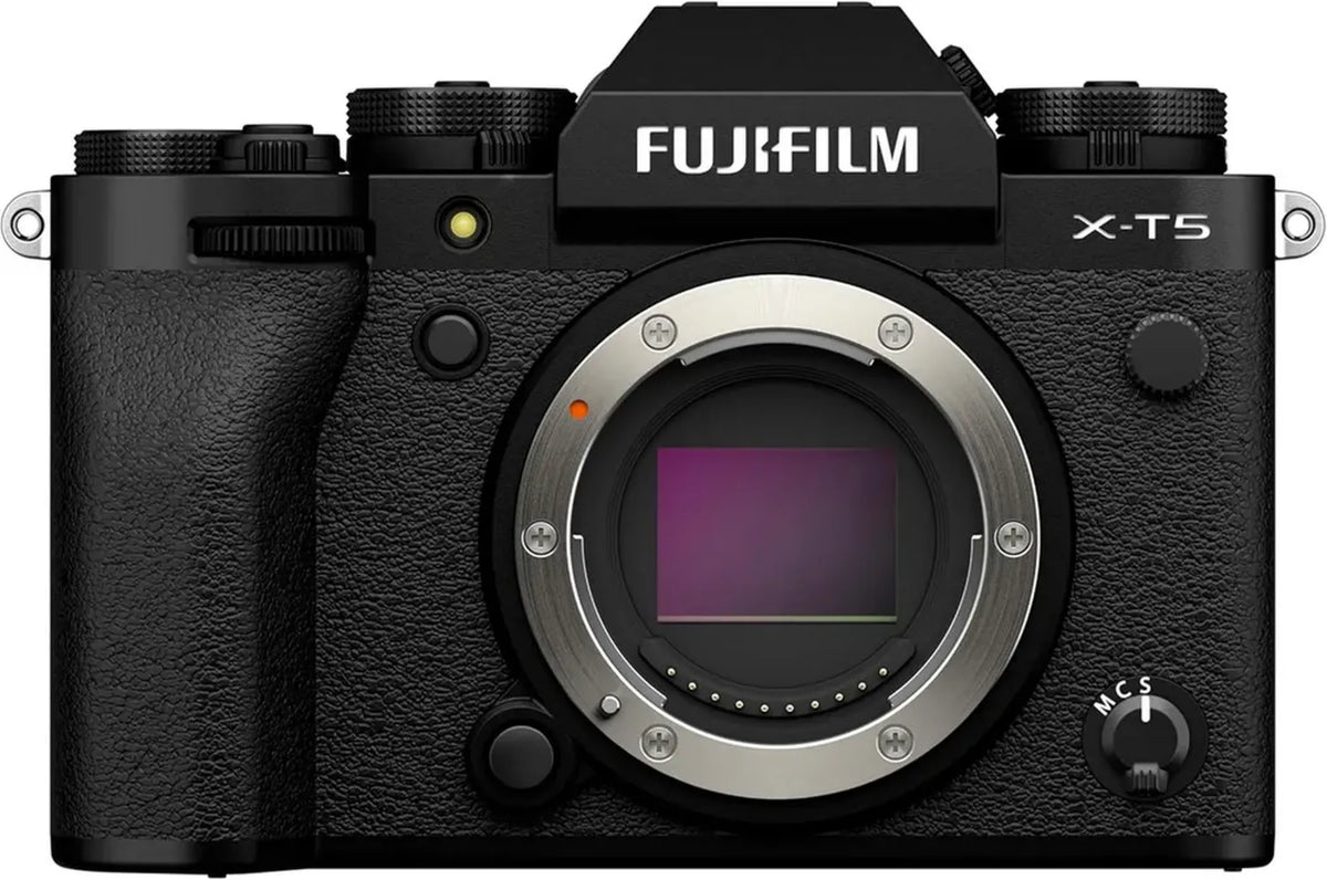 Fujifilm X-T5 Fotocamera Mirrorless 40MP, Corpo Solo, Sensore X-Trans 5, Stabilizzazione IBIS, Video 6.2K, Mirino EVF, Display LCD Touch 3' Nero