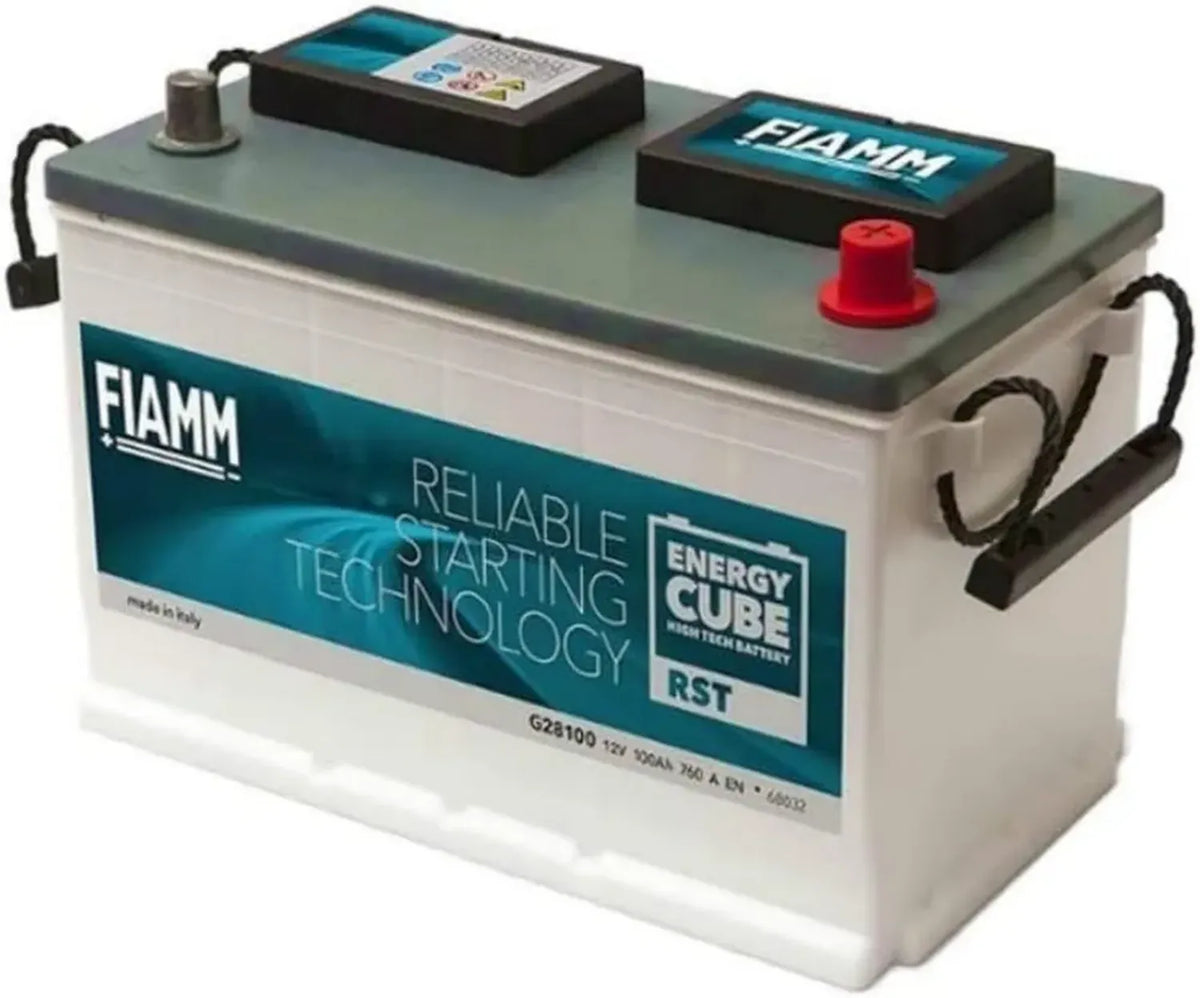 Batteria Auto Fiamm Titanium 100Ah 720A Avviamento Potente