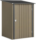 Capanno da Giardino Outsunny in Acciaio Zincato con Porta Bloccabile, 100x104x160 cm