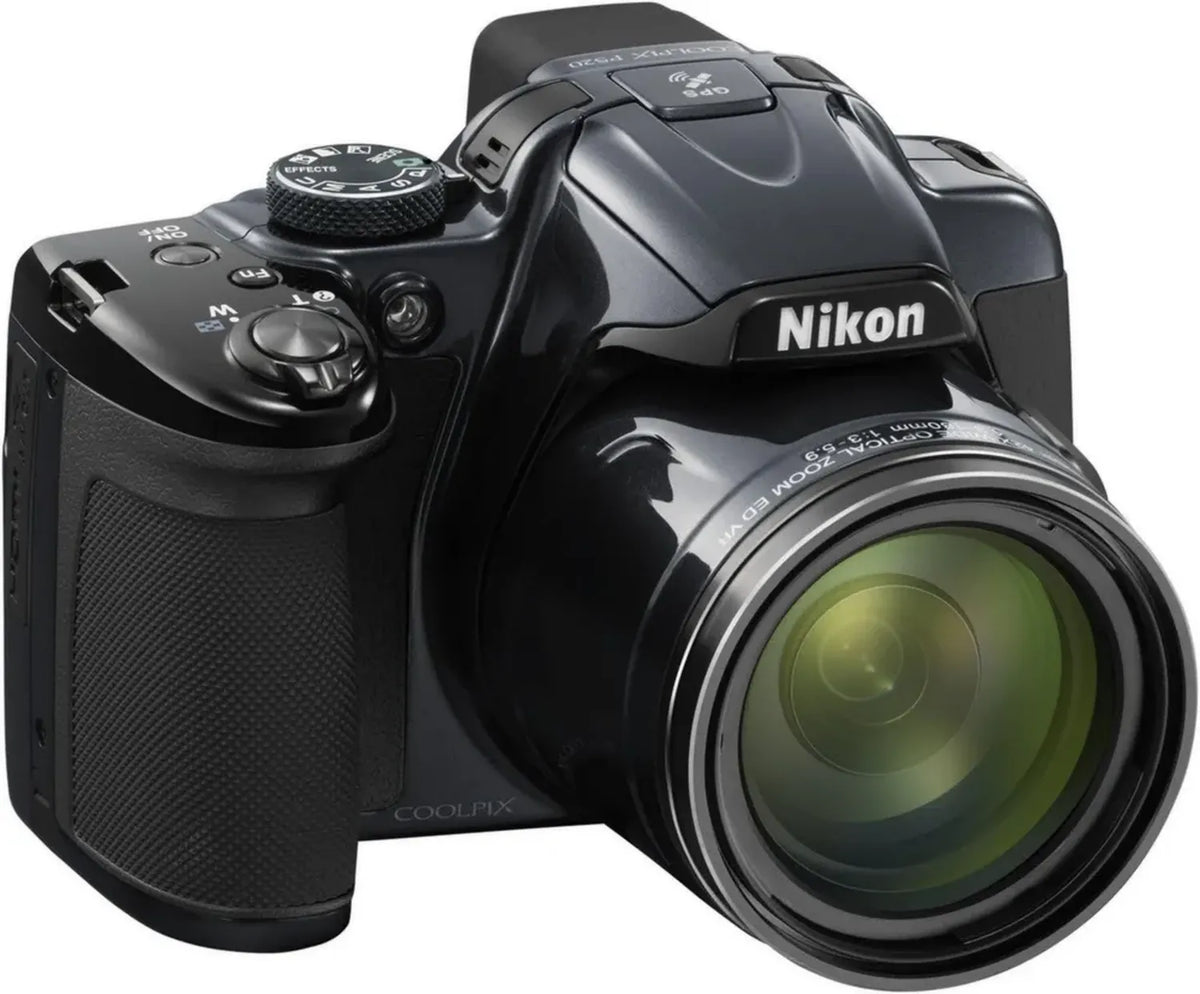 Nikon Coolpix P520 Fotocamera 18 MP, Zoom 42x, Schermo 3.2', Stabilizzatore, Antracite