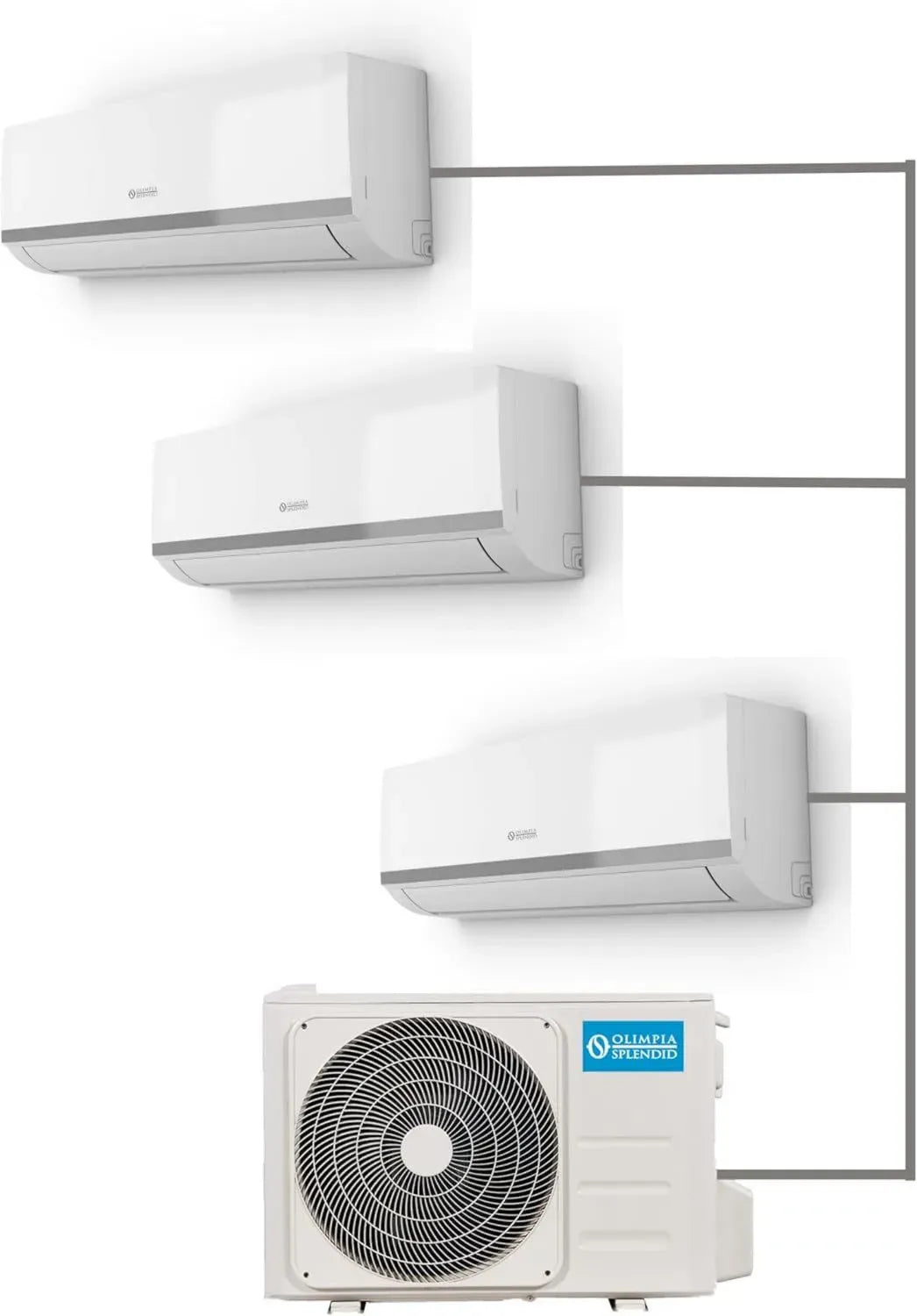 Climatizzatore Multisplit Olimpia Splendid Aryal Trial con Wifi e Ionizzatore, Gas Ecologico R32, Classe A++