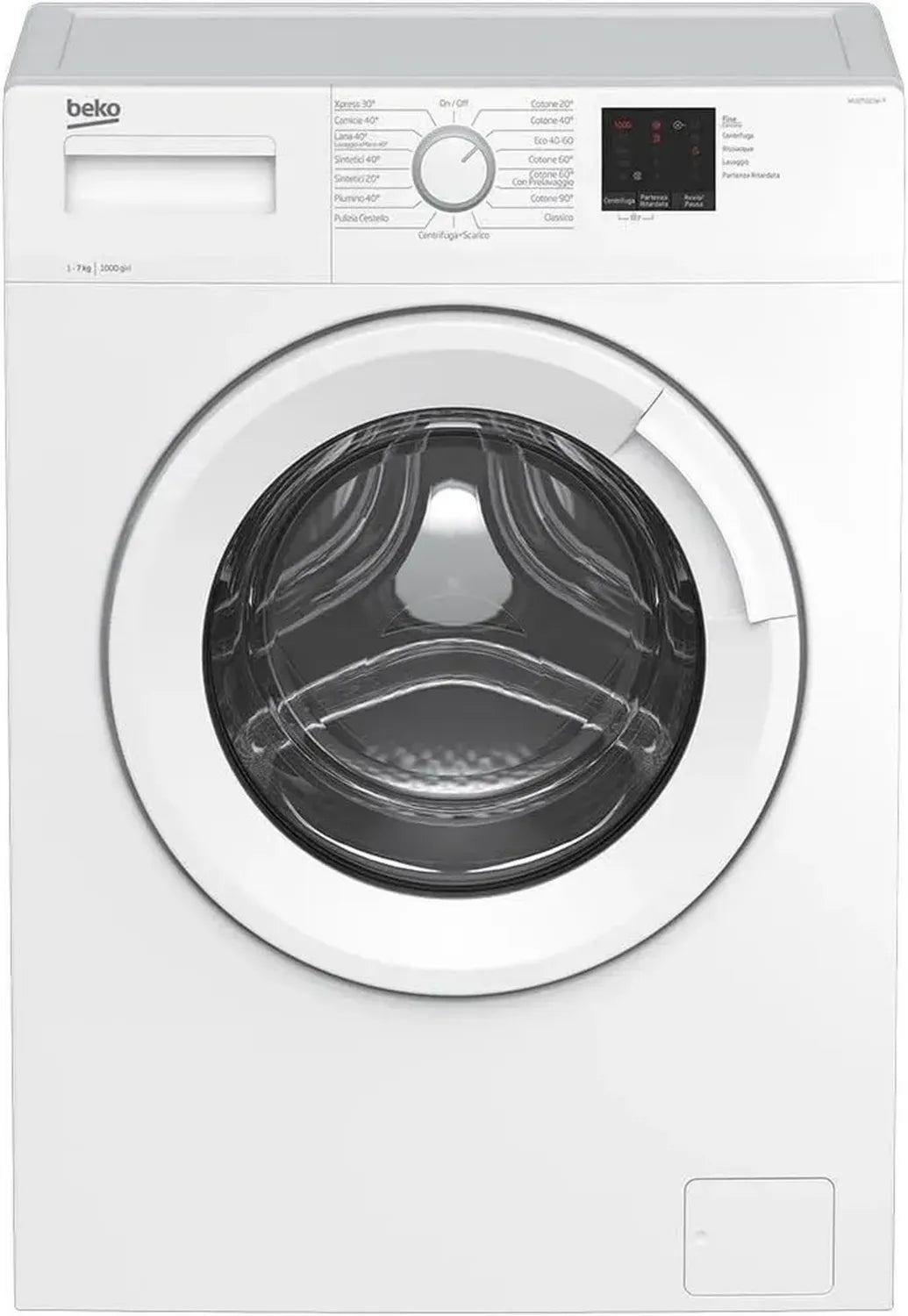 Lavatrice Beko 7kg 1000RPM Classe Energetica E WUX71031W-IT