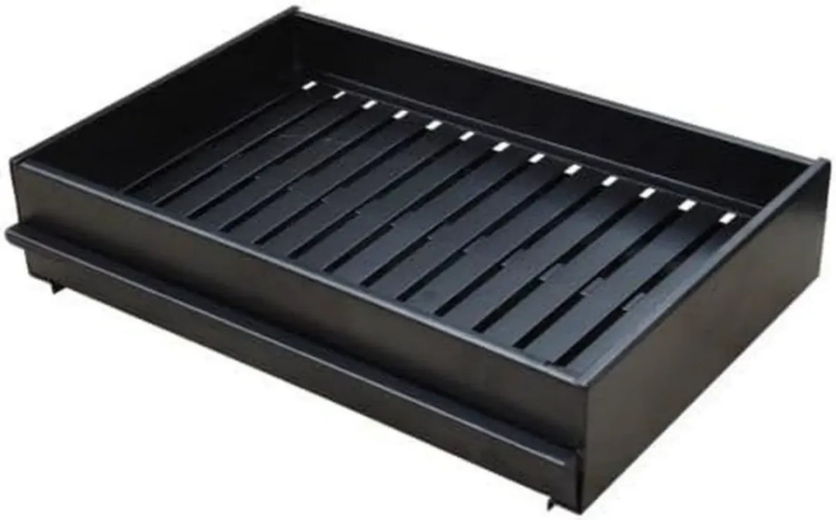Griglia Barbecue in Acciaio con Cassetto per Cenere, 65x40x13 cm