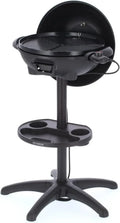 Griglia Elettrica SEVERIN PG 8541, 2000 W, Superficie Ø 41 cm, Nero Opaco