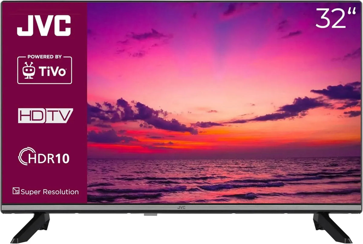 JVC TV LED 32 pollici Smart con HDR e Sintonizzatore Triplo