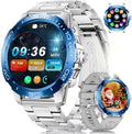 Orologio Intelligente LIGE Uomo 1.43' AMOLED, Monitor Salute, Impermeabile IP68, 200+ Sport, Compatibile Android iOS